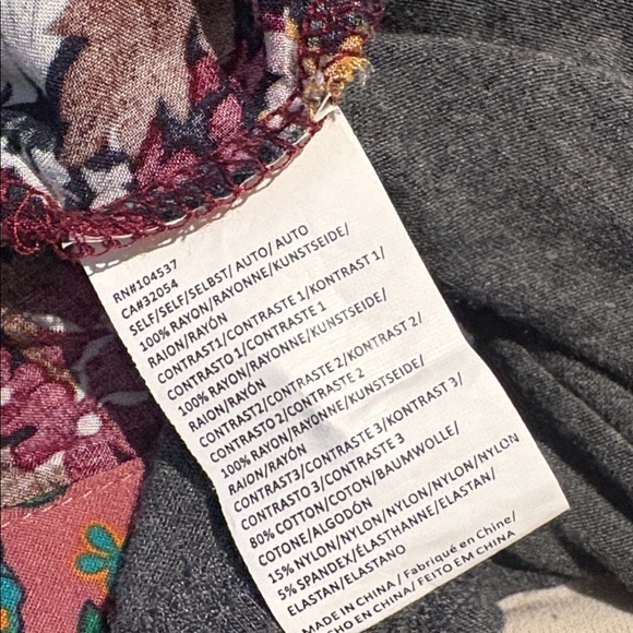 Anthropologie TINY Olsen Floral Blouse Size Large - Picture 8 of 11